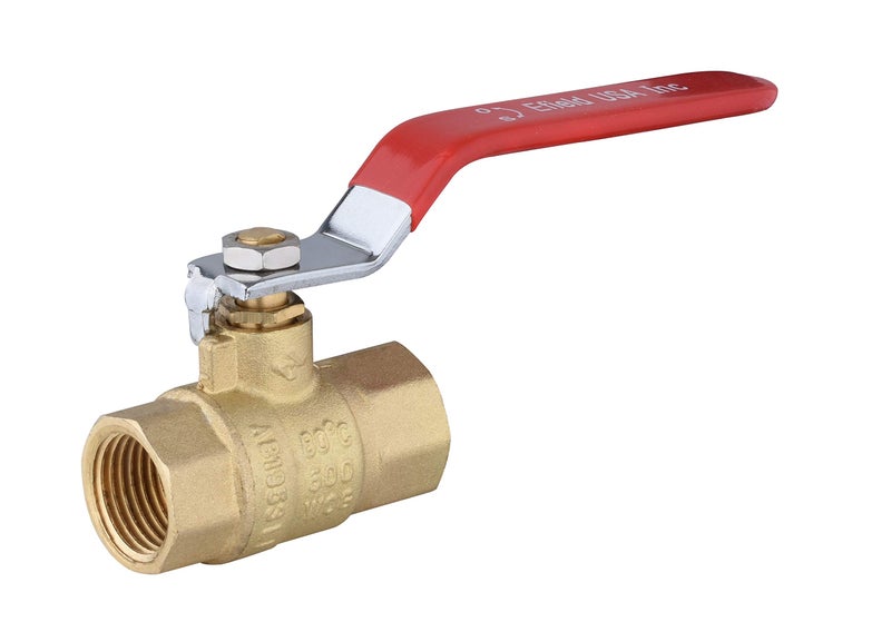 EFIELD (Pack of 10) EFIELD 3/4-Inch 600 WOG FNPT Heavy Duty Full Port Brass Ball Valve FIP Threaded,(VALVE229-10PCS) - Image 2